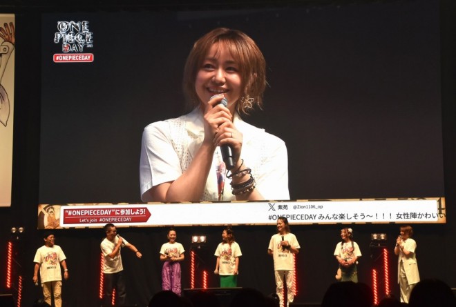 Tadano Yohei, Sakaguchi Shuhei, Hirano Aya, Shiraishi Ryoko, Kawashima Tokuyoshi, Hondo Kaede, Tamura Mutsumi via ONE PIECE DAY '24
