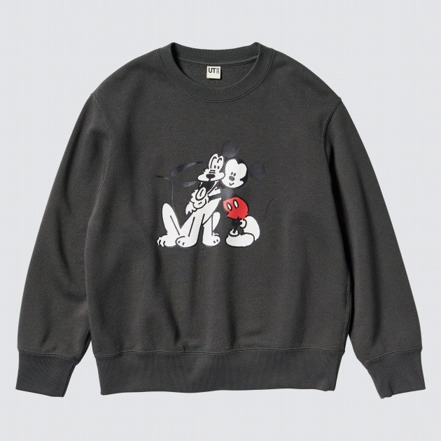 Mickey Mouse, Pluto = "Magic For All With Nagaba Yuu" Sweatshirt (KIDS) (C) Disney