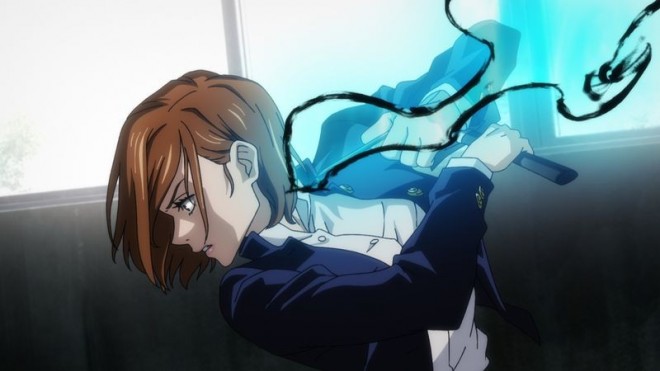 Nobara Kugisaki battle scene via JJK EP3