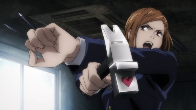 Nobara Kugisaki battle scene via JJK EP3