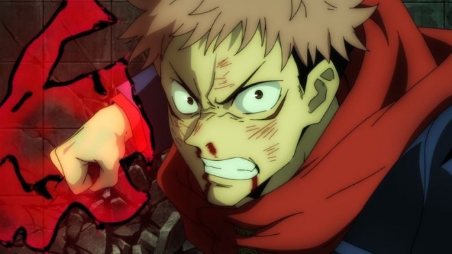 Yuji Itadori battle scene via JJK EP4