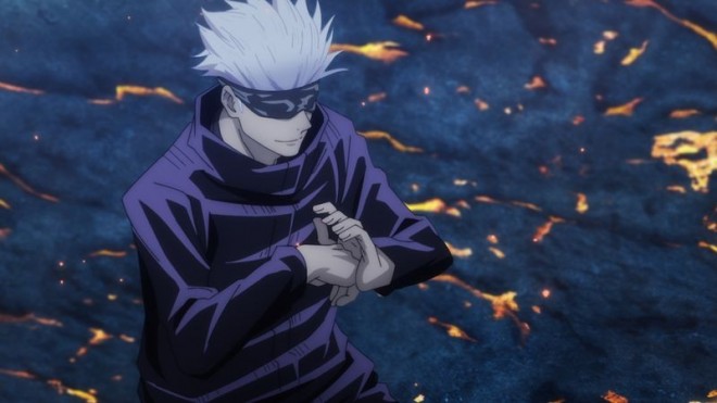 Satoru Gojo provoking Jogo JJK EP7