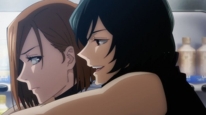 Nobara Kugisaki is provoked by Mai Zenin via JJK EP8