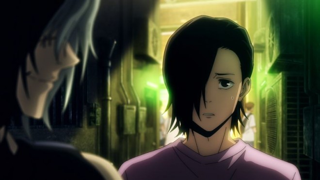 Junpei Yoshino talking with Mahito via JJK EP9