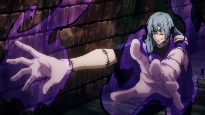 Mahito battle scene via JJK EP10