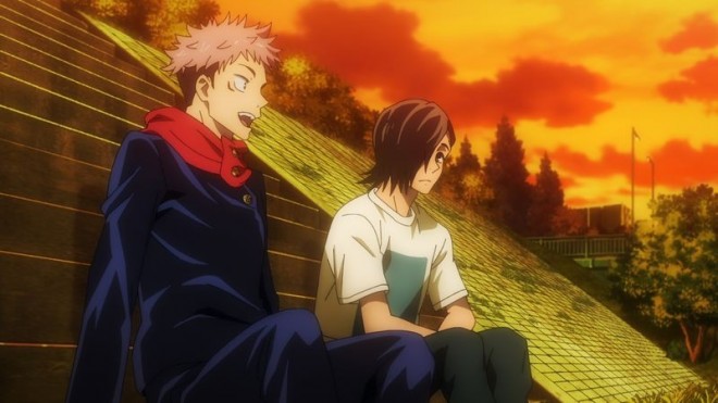 Yuji Itadori and Junpei Yoshino via JJK EP11