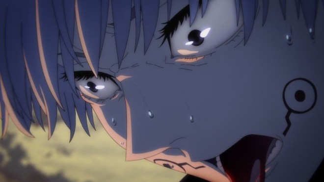 Toge Inumaki in pain after Cursed Speech via JJK EP19