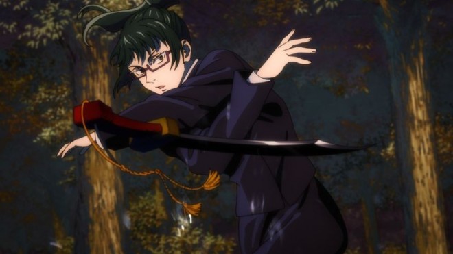 Maki Zen'in via JJK Kyoto Sister School Exchange Event EP19