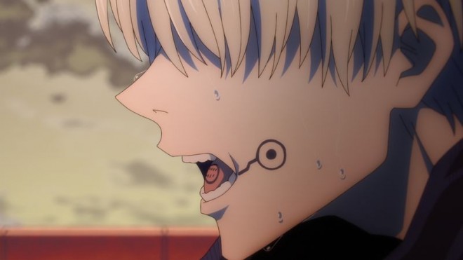 Toge Inumaki getting ready Cursed Speech via JJK EP19