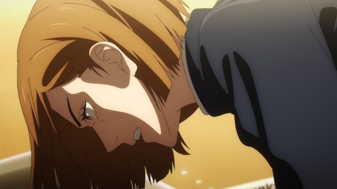 Nobara Kugisaki tries to stop the cruel attack on Akari Nitta, but her body does not move. via JJK EP36 (season2)