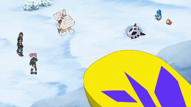 Scene from the Pokémon anime
