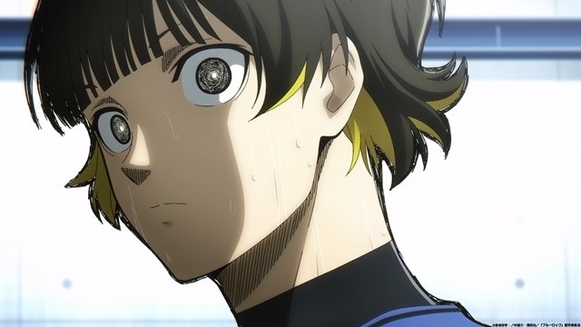 Bachiya makes eye contact with Yoichi. via BLUELOCK EP3