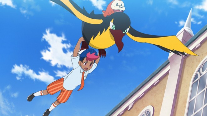 Scene from the Pokémon anime