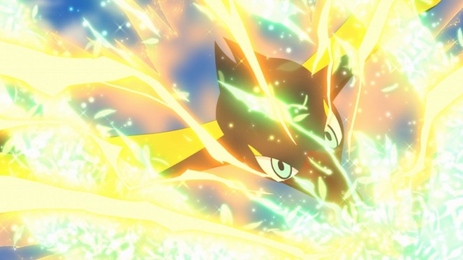 Scene from the Pokémon anime