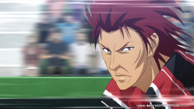 Scene from The New Prince of Tennis U-17 World Cup Semifinal (C) Takeshi Konomi/Shueisha, NAS, The New Prince of Tennis Project
