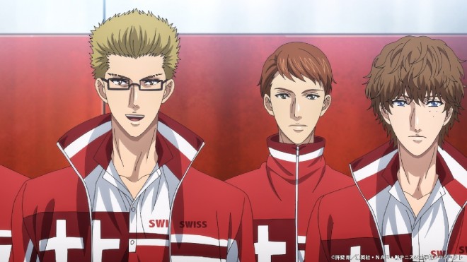 Scene from The New Prince of Tennis U-17 World Cup Semifinal (C) Takeshi Konomi/Shueisha, NAS, The New Prince of Tennis Project