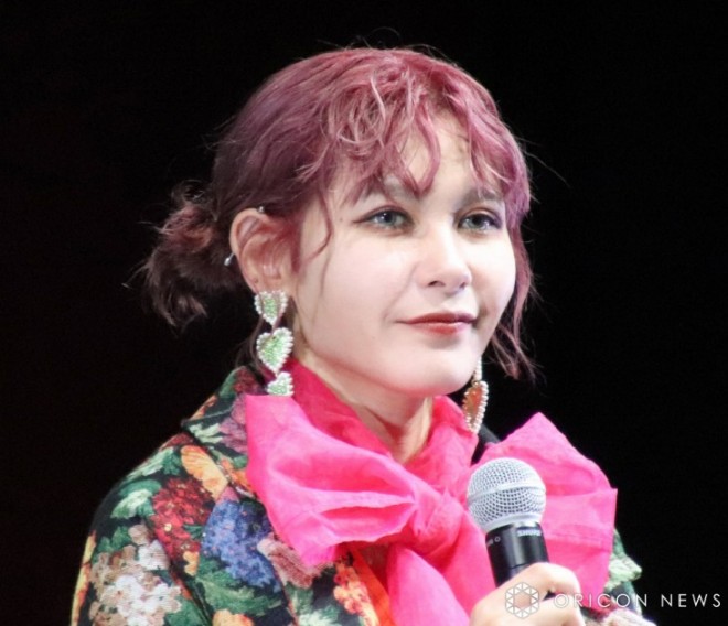 Ai Fairouz appeared at the "Dragon Ball Daimatsuri" World Premiere Screening with a Stage Greeting (C) ORICON NewS inc.