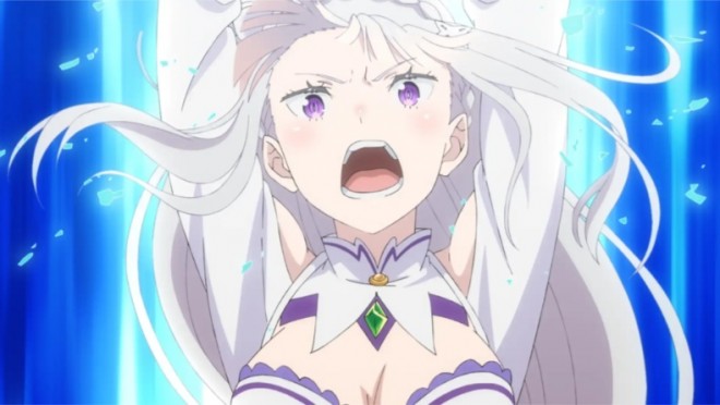 Emilia via anime "Re:Zero" season3
