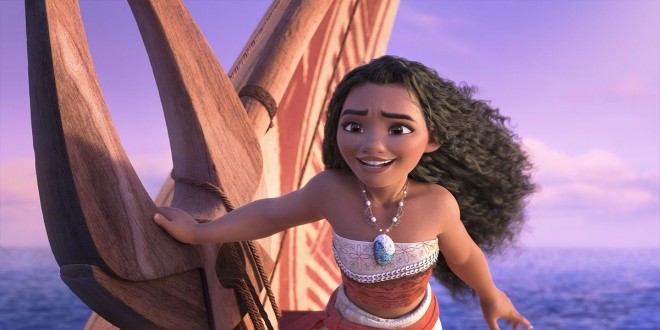 Moana from Disney's Moana 2, setting off on a new ocean adventure, set to release in Japan on December 6, 2024.