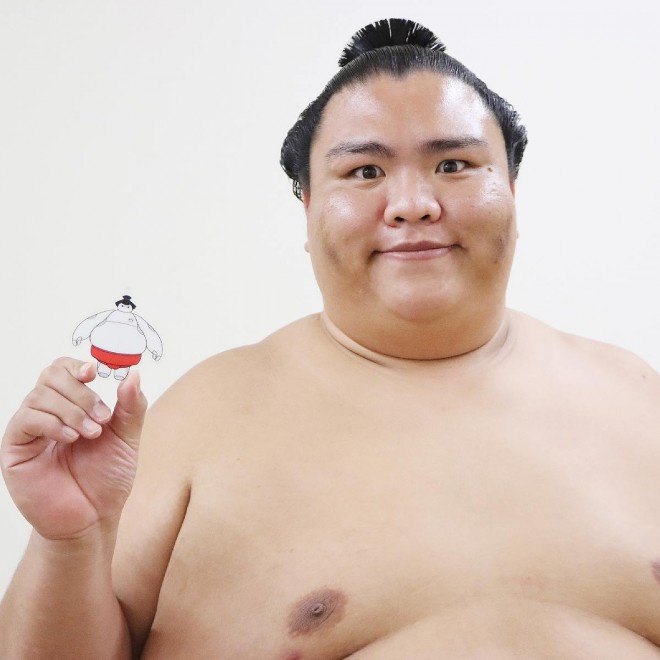 Baymax sumo collaboration Acrylic Keychain