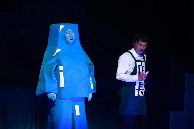 A glimpse of the Super Wacky Stage☆Bobobo-bo Bo-bobo in action. (C) Yoshio Sawai / Shueisha, Boboste Production Committee