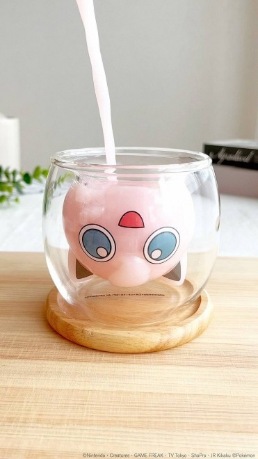 Jigglypuff Double-Wall Glass GLRK22107 & GLRK22108 (2 types, 4,290 yen incl. tax) (C) Nintendo, Creatures, GAME FREAK, TV Tokyo, ShoPro, JR Kikaku (C) Pokémon