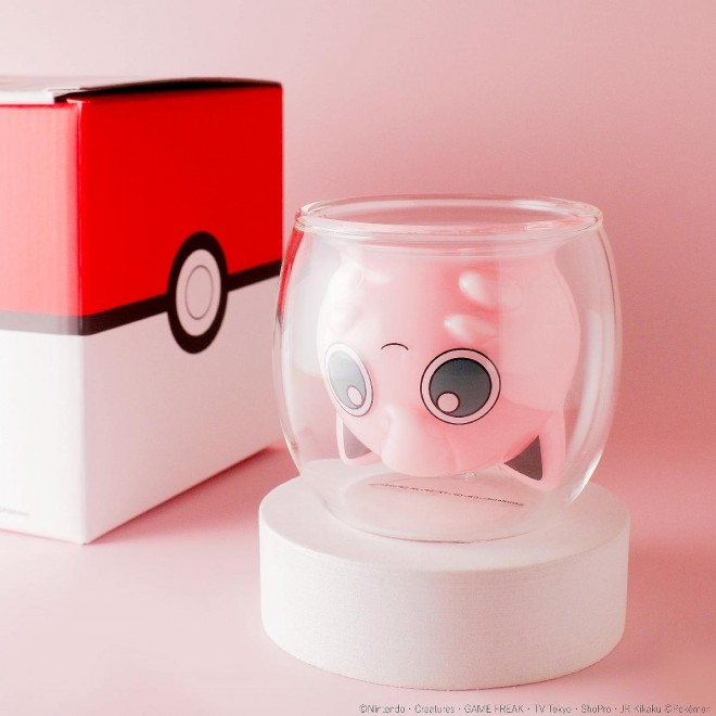 Jigglypuff Double-Wall Glass GLRK22107 & GLRK22108 (2 types, 4,290 yen incl. tax) (C) Nintendo, Creatures, GAME FREAK, TV Tokyo, ShoPro, JR Kikaku (C) Pokémon
