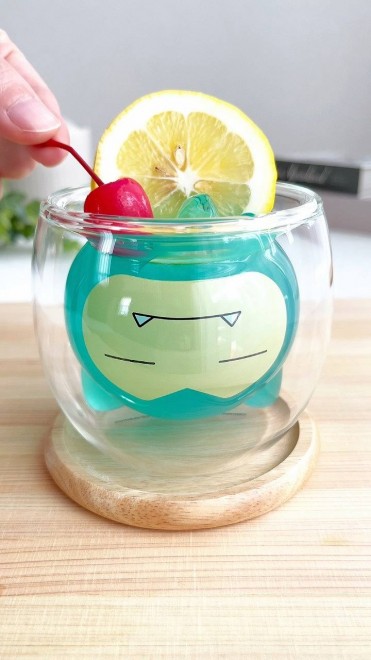 Snorlax Double-Wall Glass GLRK22105 & GLRK22106 (2 types, 4,290 yen incl. tax) (C) Nintendo, Creatures, GAME FREAK, TV Tokyo, ShoPro, JR Kikaku (C) Pokémon