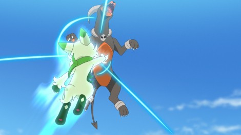 Scene from the Pokémon anime
