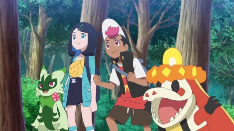 Scene from the Pokémon anime