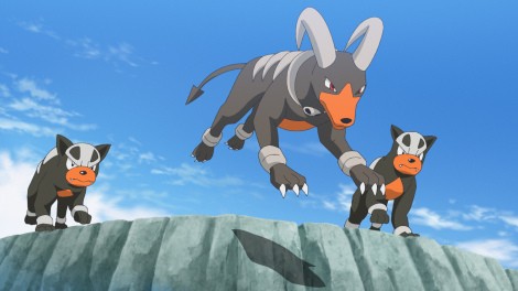 Scene from the Pokémon anime