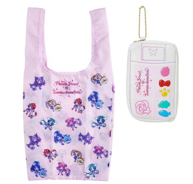 Yes! Pretty Cure 5GoGo! × Sanrio Characters collaboration items Eco Bag