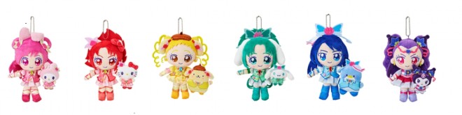 Yes! Pretty Cure 5GoGo! × Sanrio Characters collaboration items Mascot Holders (6 types)