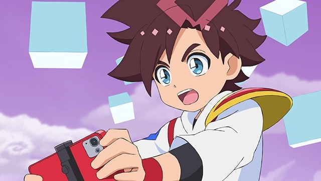 Scene cut from the TV anime Mashin Souzou Den Wataru featuring Wataru in action (© Sunrise・R)