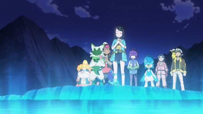 Scene from the Pokémon anime