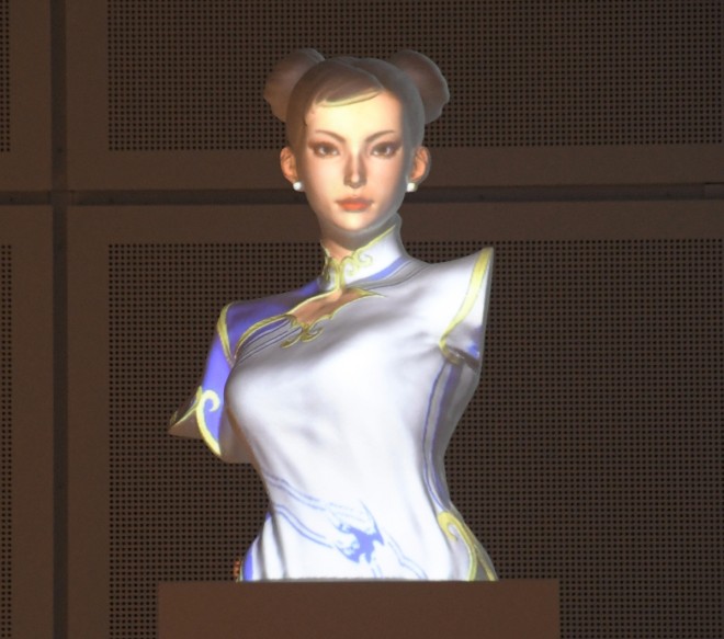 Chun-Li's Incredibly Realistic Plaster Statue