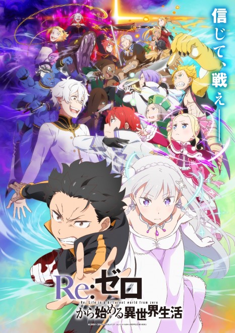 Re:Zero - Counterattack Arc (8 episodes) premieres February 2024 with an epic new visual