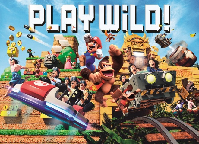 USJ "Super Nintendo World" Key Visual After the Opening of "Donkey Kong Country"