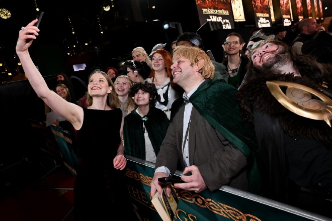 Paris Paloma at the World Premiere of The Lord of the Rings: The War of the Rohirrim
