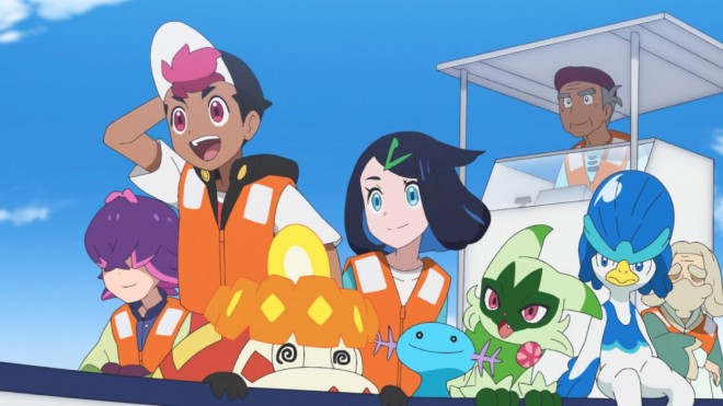 Scene from the Pokémon anime