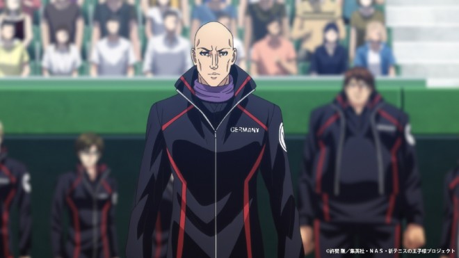 Scene from The New Prince of Tennis U-17 World Cup Semifinal