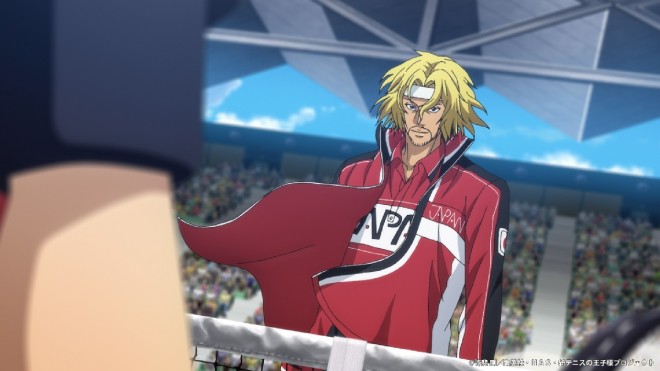 Scene from The New Prince of Tennis U-17 World Cup Semifinal