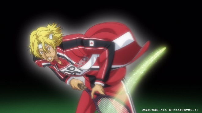 Scene from The New Prince of Tennis U-17 World Cup Semifinal