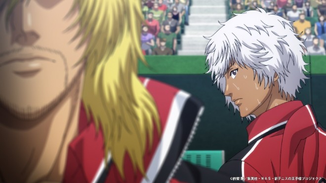 Scene from The New Prince of Tennis U-17 World Cup Semifinal