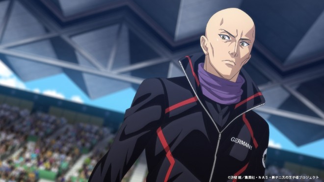 Scene from The New Prince of Tennis U-17 World Cup Semifinal