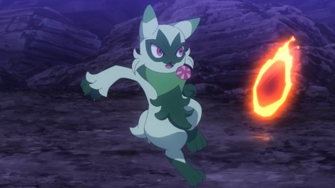 Scene from the Pokémon anime