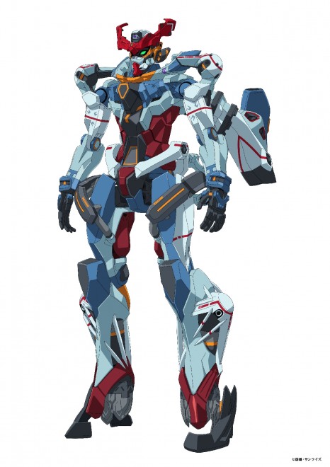 The protagonist's Mobile Suit, GQuuuuuuX, from Mobile Suit Gundam GQuuuuuuX (G Zeekax)