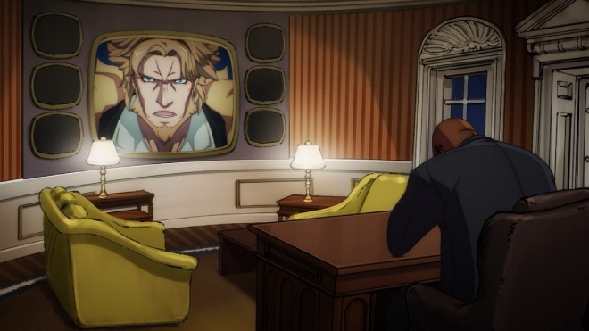 LEO WHITEFANG Scene cuts from  Anime GUILTY GEAR STRIVE: DUAL RULERS