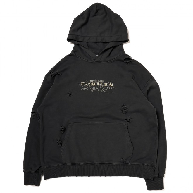 Black Parka (Front) – EVANGELION:95 2025 Spring/Summer Collection