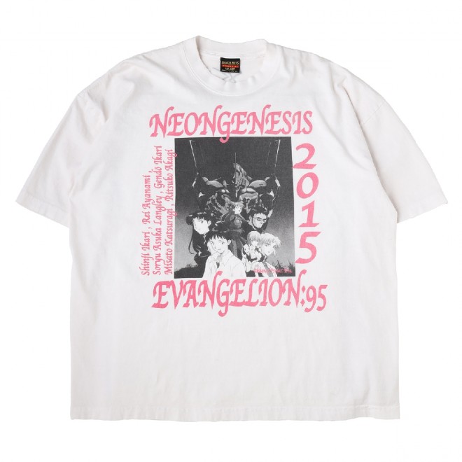 Official T-shirt (White Front) – EVANGELION:95 2025 Spring/Summer Collection